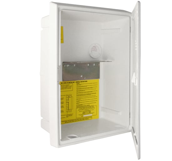 Mitras Recessed Gas Meter Box (434mm x 600mm x 216mm)