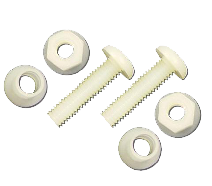 Semi-Buried Gas Meter Box Hinges - Fits All Makes - Plastic - White