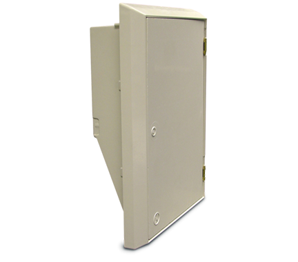 Mitras Shallow Recessed Electricity Meter Box | 120mm Depth | BS8567:2012 Compliant