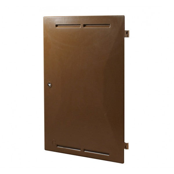 Mitras Gas Meter Box Door Brown (380mm x 545mm)