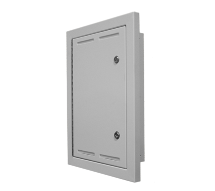Architrave Aluminium Overbox for New or Damaged Electricity Meter Boxes - White