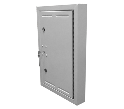 Lockable Aluminium Overbox for Electricity Meter Boxes - IS5081 | 415mm x 610mm x 75mm