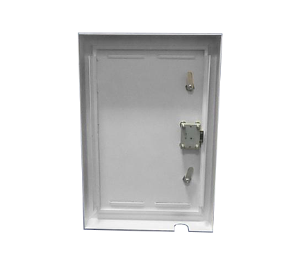 Lockable Aluminium Overbox for Electricity Meter Boxes - IS5081 | 415mm x 610mm x 75mm