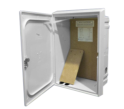 Fire Retardant Recessed Electric Meter Box | DMC Material | BS476 Class 2