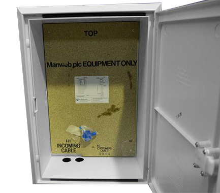 Mitras Medium Manweb Recessed Electricity Meter Box | BS8567:2012 Compliant