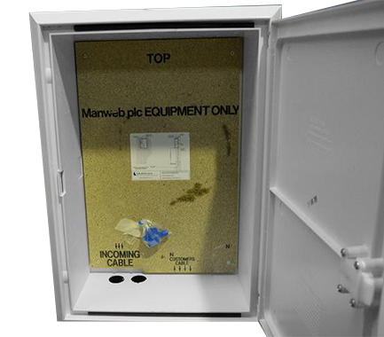Mitras Medium Manweb Recessed Electricity Meter Box