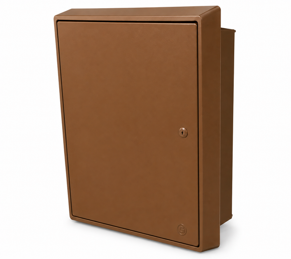 Mitras Brown Recessed Electricity Meter Box