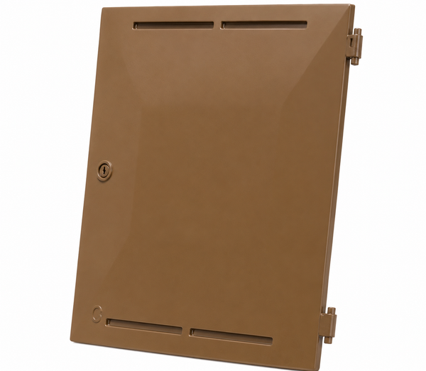 Mitras Brown Gas Meter Box Door