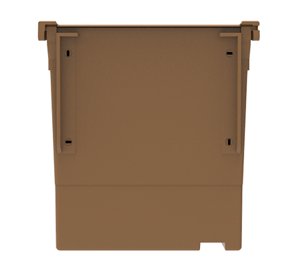 Mitras Brown Universal MK2 Unibox Gas Meter Box (480mm x 500mm x 290mm)