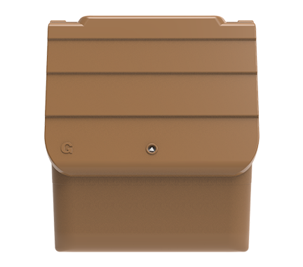 Mitras Brown Universal MK2 Unibox Gas Meter Box (480mm x 500mm x 290mm)